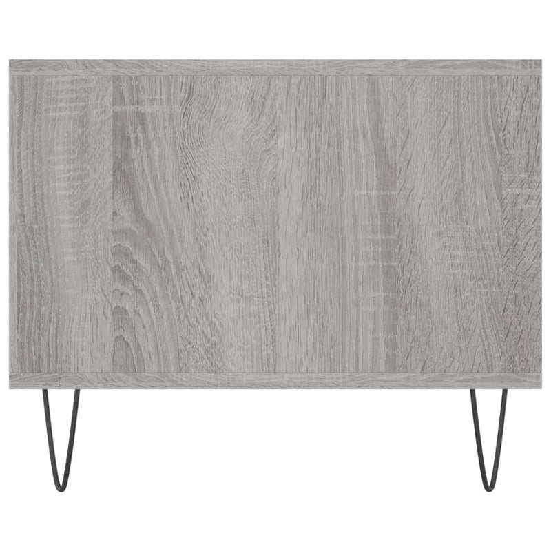 Couchtisch Grau Sonoma 102x50x40 cm Holzwerkstoff