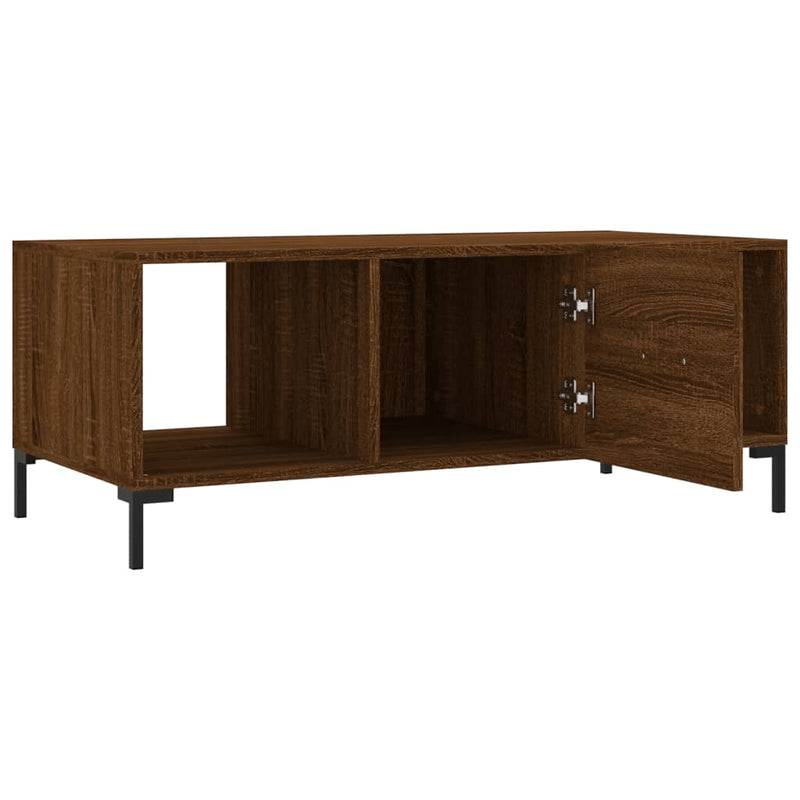 Couchtisch Braun Eichen-Optik 102x50x40 cm Holzwerkstoff