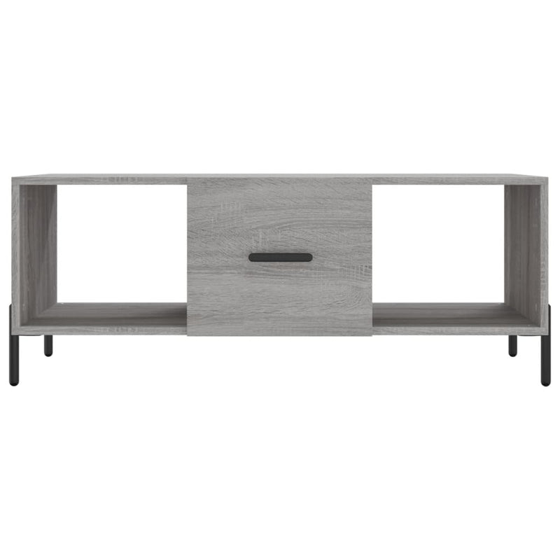 Couchtisch Grau Sonoma 102x50x40 cm Holzwerkstoff