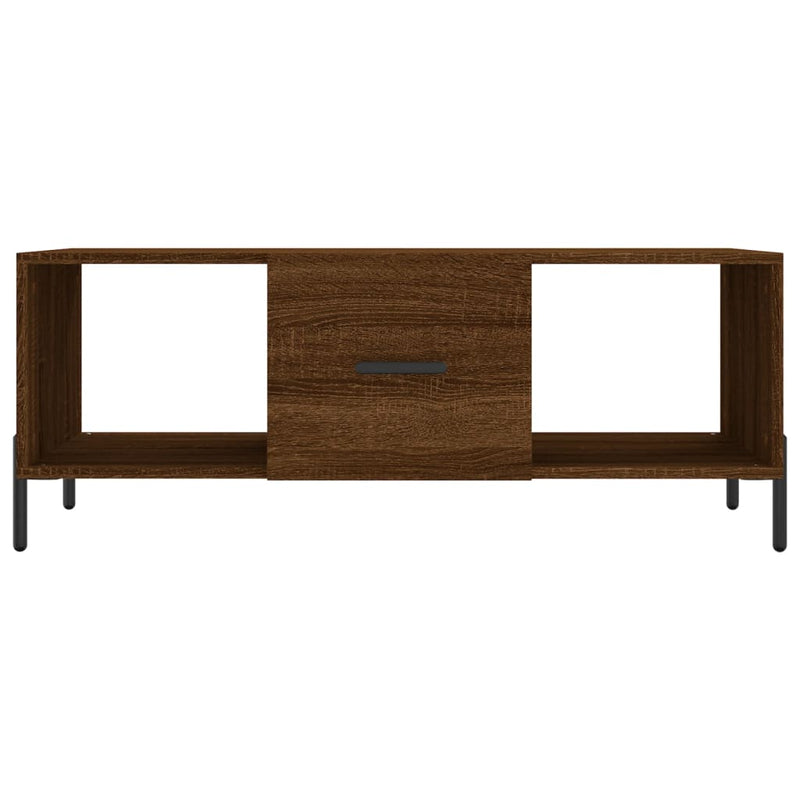 Couchtisch Braun Eichen-Optik 102x50x40 cm Holzwerkstoff