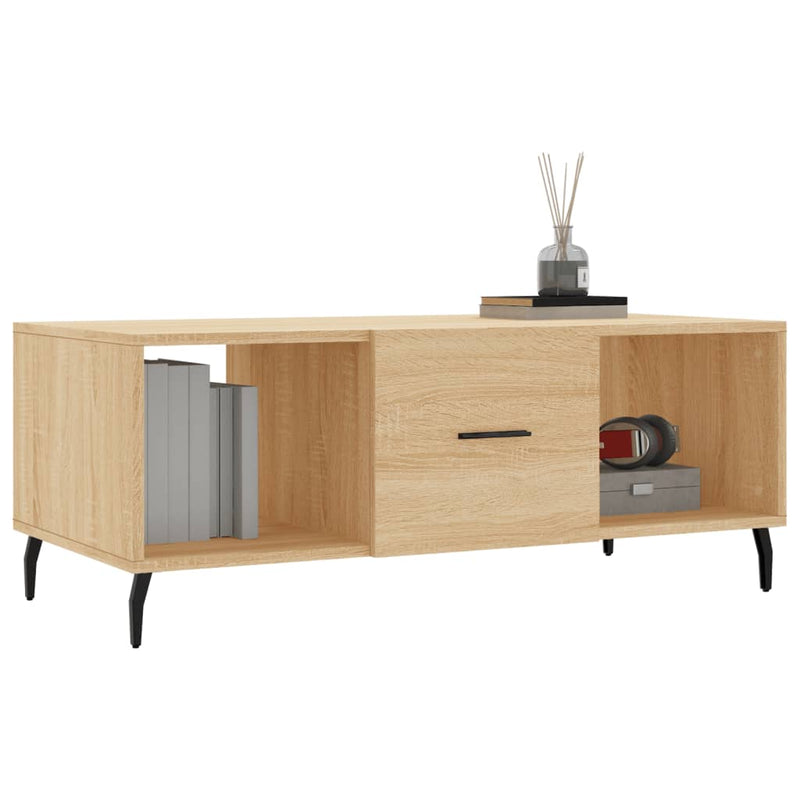 Couchtisch Sonoma-Eiche 102x50x40 cm Holzwerkstoff