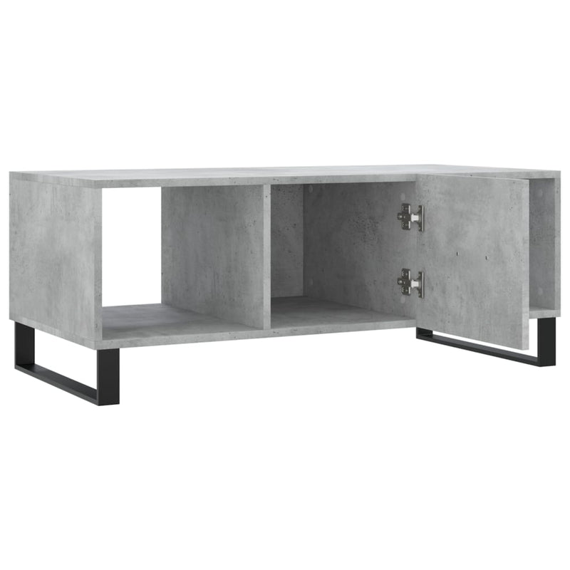 Couchtisch Betongrau 102x50x40 cm Holzwerkstoff