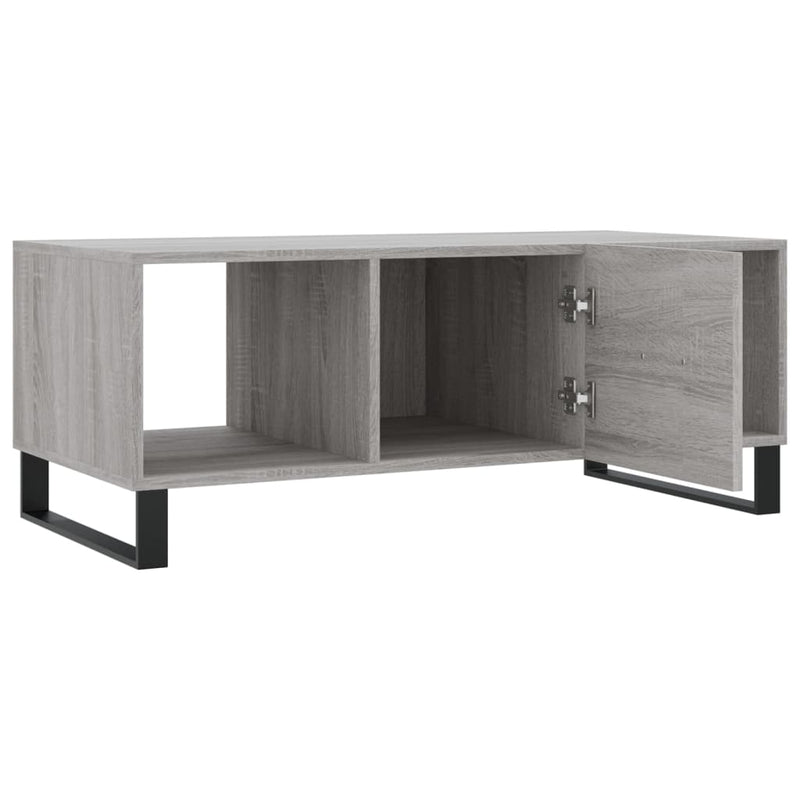 Couchtisch Grau Sonoma 102x50x40 cm Holzwerkstoff