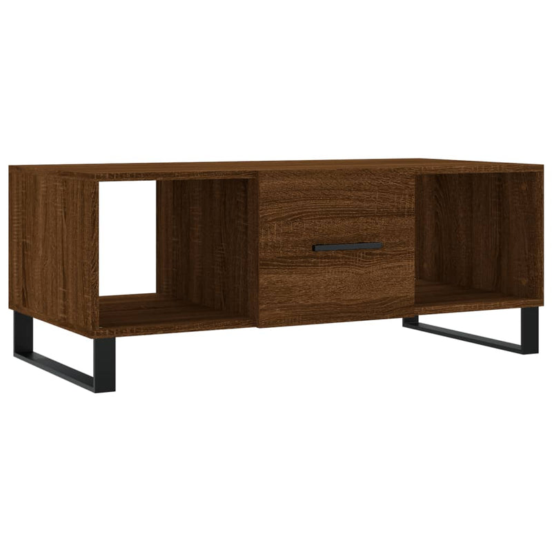 Couchtisch Braun Eichen-Optik 102x50x40 cm Holzwerkstoff