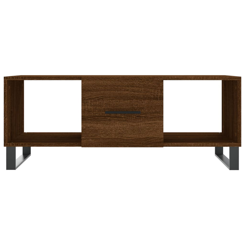 Couchtisch Braun Eichen-Optik 102x50x40 cm Holzwerkstoff