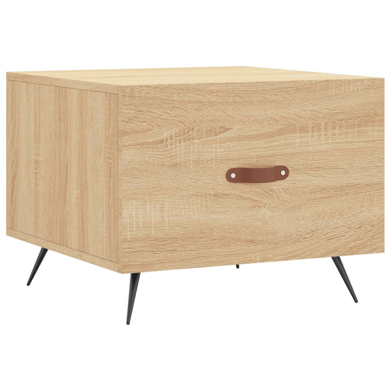 Couchtisch Sonoma-Eiche 50x50x40 cm Holzwerkstoff