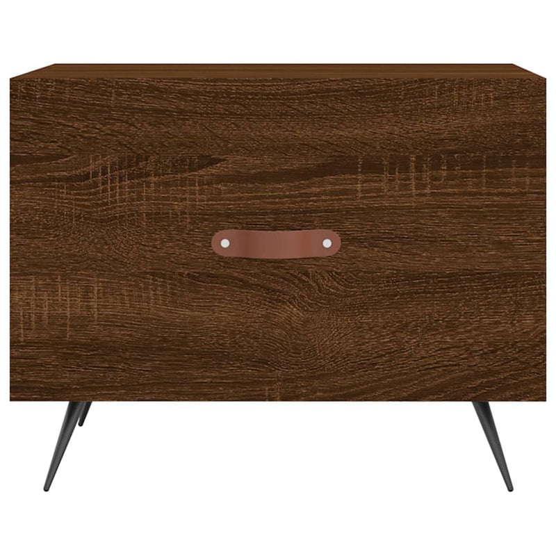 Couchtisch Braun Eichen-Optik 50x50x40 cm Holzwerkstoff