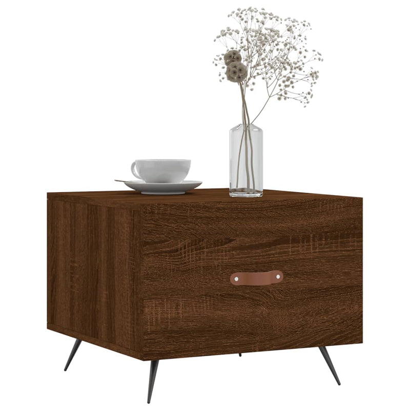 Couchtische 2 Stk. Braun Eichen-Optik 50x50x40 cm Holzwerkstoff