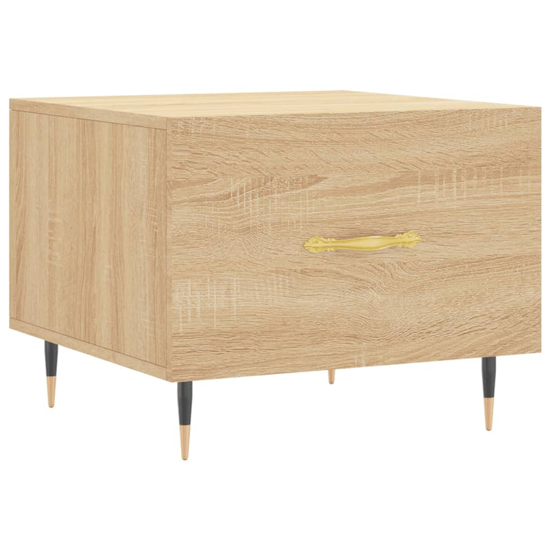 Couchtisch Sonoma-Eiche 50x50x40 cm Holzwerkstoff