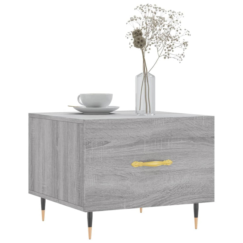 Couchtische 2 Stk. Grau Sonoma 50x50x40 cm Holzwerkstoff