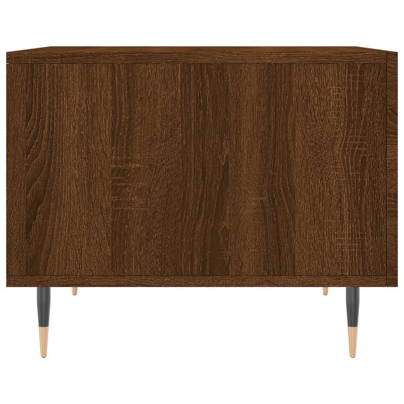 Couchtisch Braun Eichen-Optik 50x50x40 cm Holzwerkstoff