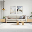 Couchtisch Braun Eichen-Optik 50X50X40 Cm Holzwerkstoff