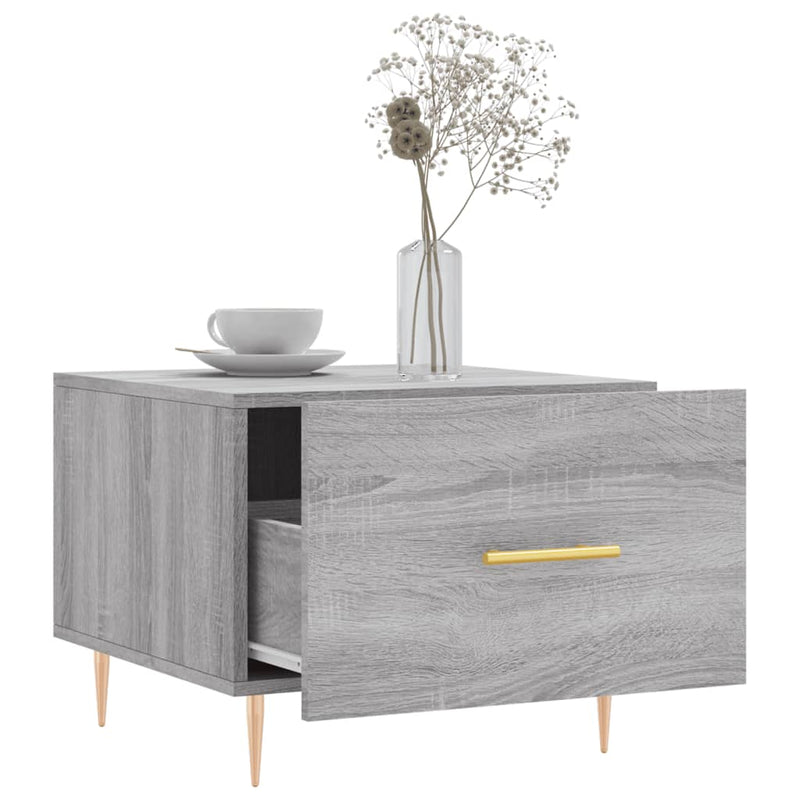 Couchtische 2 Stk. Grau Sonoma 50x50x40 cm Holzwerkstoff