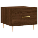 Couchtisch Braun Eichen-Optik 50X50X40 Cm Holzwerkstoff