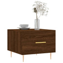 Couchtisch Braun Eichen-Optik 50X50X40 Cm Holzwerkstoff