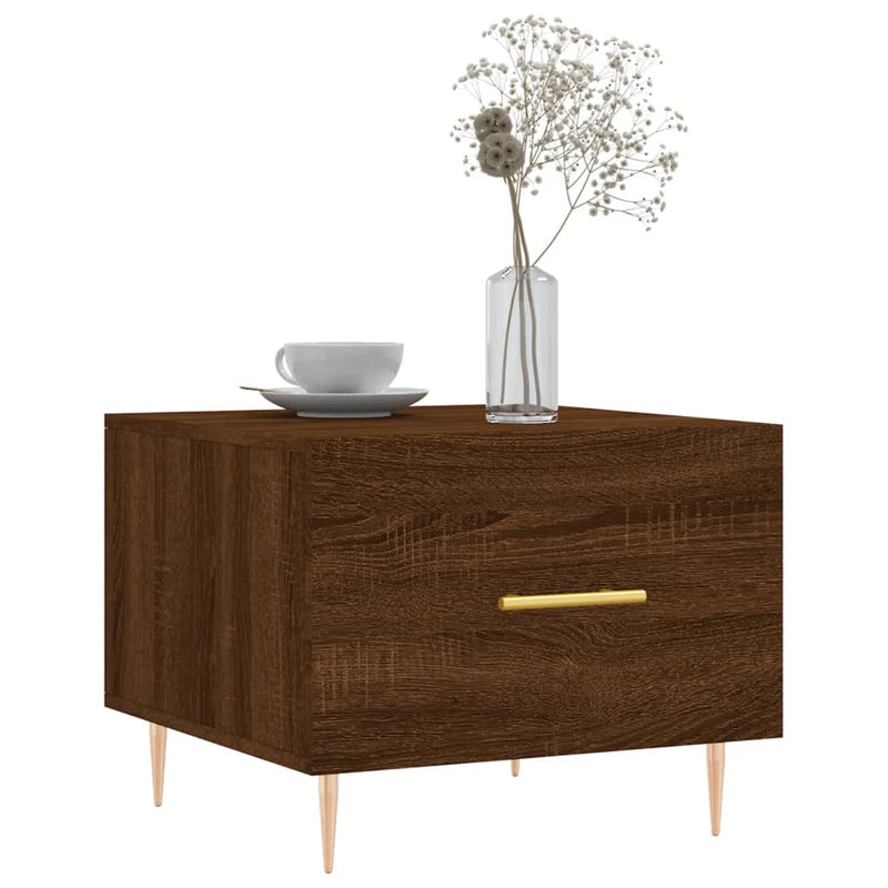 Couchtisch Braun Eichen-Optik 50x50x40 cm Holzwerkstoff