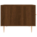 Couchtisch Braun Eichen-Optik 50X50X40 Cm Holzwerkstoff