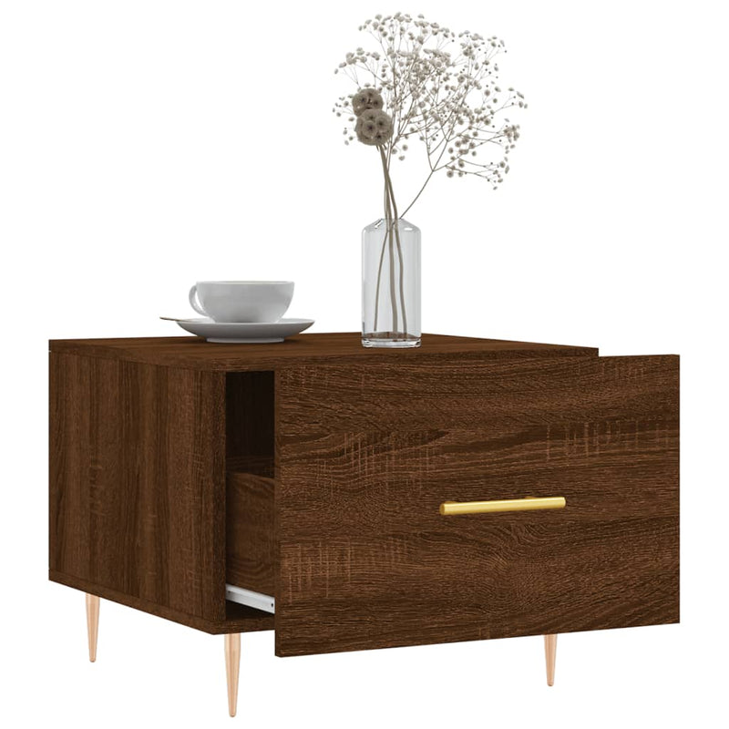 Couchtische 2 Stk. Braun Eichen-Optik 50x50x40 cm Holzwerkstoff