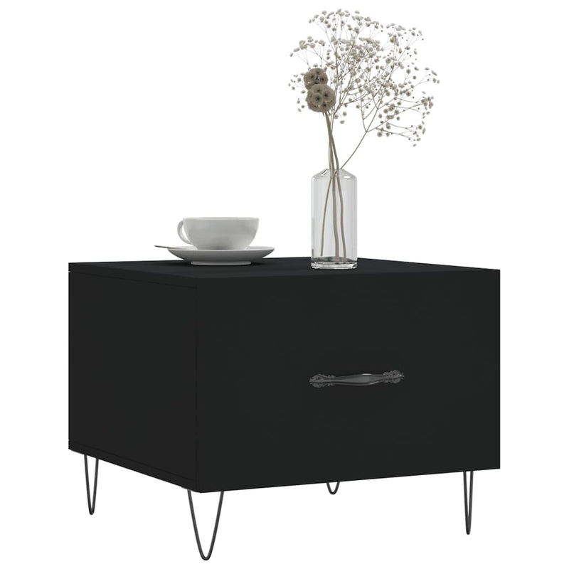 Couchtische 2 Stk. Schwarz 50x50x40 cm Holzwerkstoff