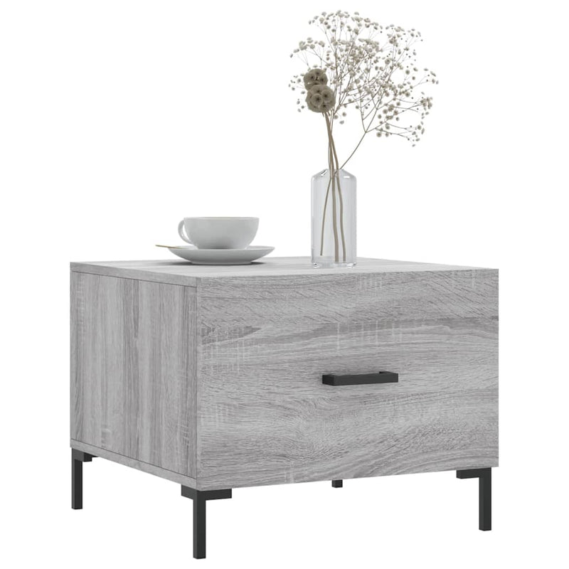 Couchtisch Grau Sonoma 50x50x40 cm Holzwerkstoff