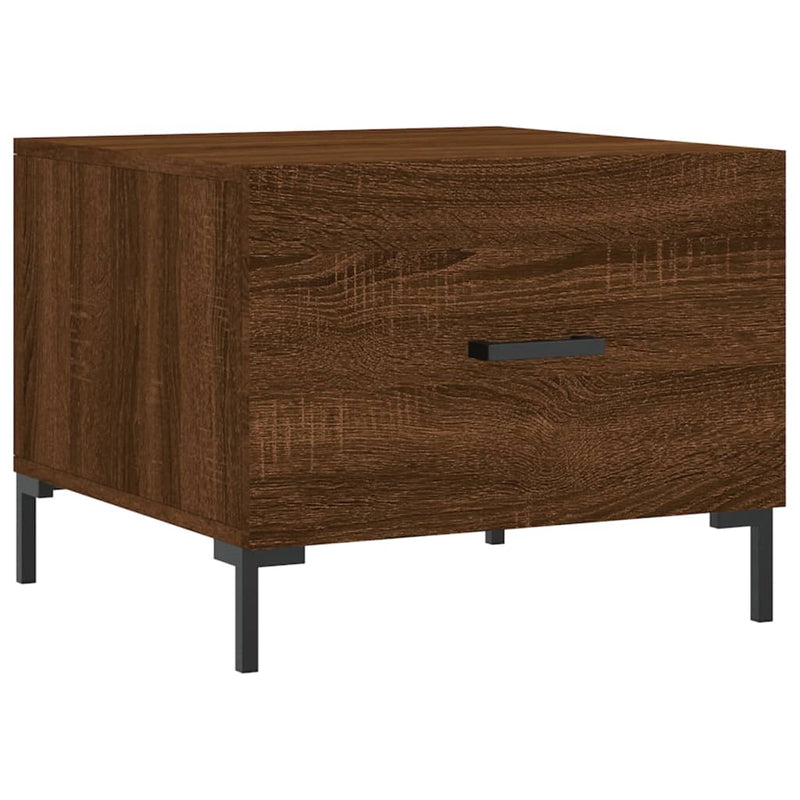 Couchtisch Braun Eichen-Optik 50x50x40 cm Holzwerkstoff