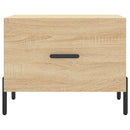 Couchtisch Sonoma-Eiche 50X50X40 Cm Holzwerkstoff