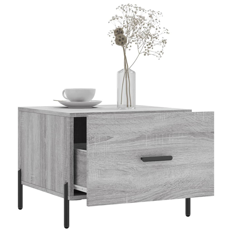 Couchtische 2 Stk. Grau Sonoma 50x50x40 cm Holzwerkstoff