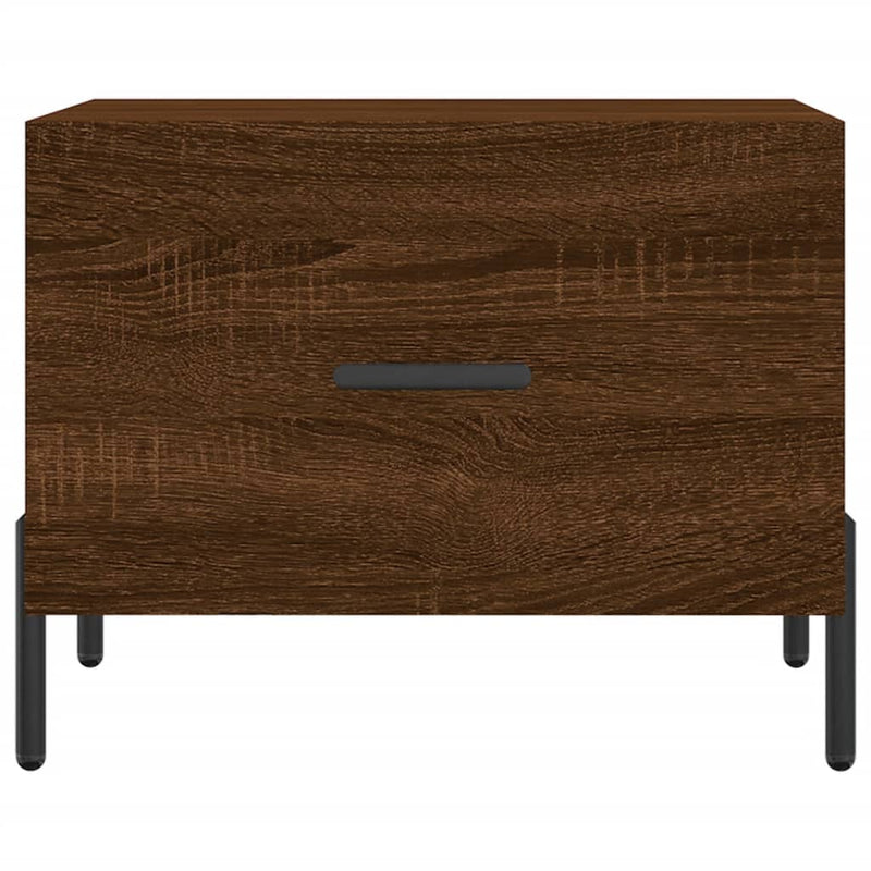 Couchtische 2 Stk. Braun Eichen-Optik 50x50x40 cm Holzwerkstoff