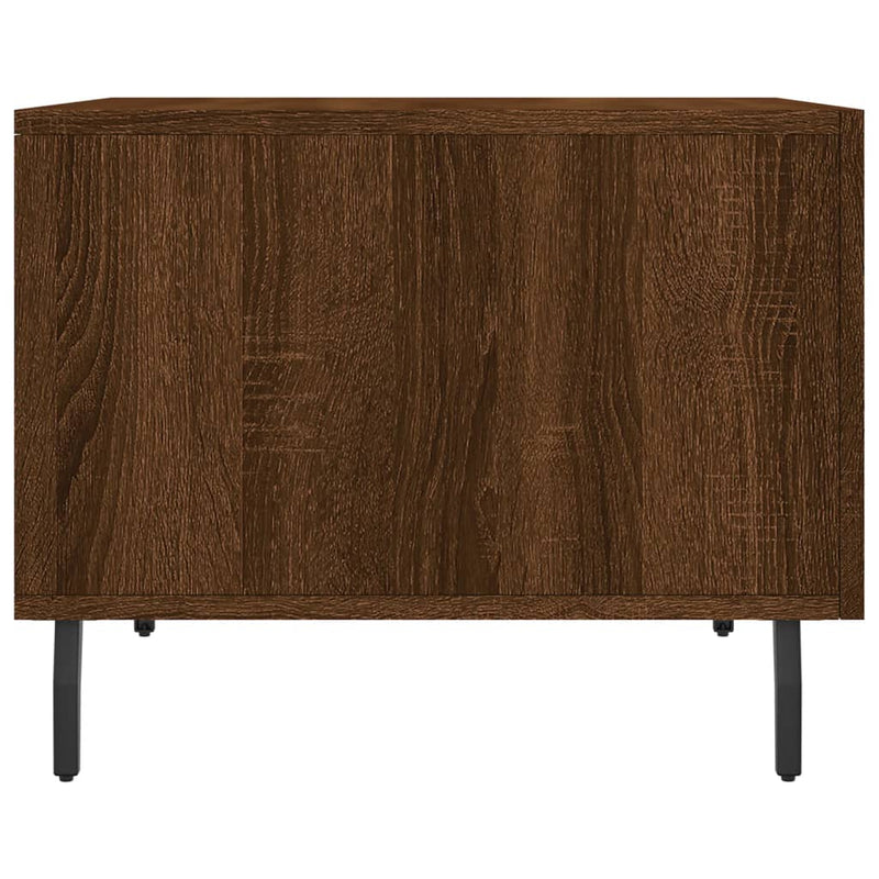 Couchtisch Braun Eichen-Optik 50x50x40 cm Holzwerkstoff