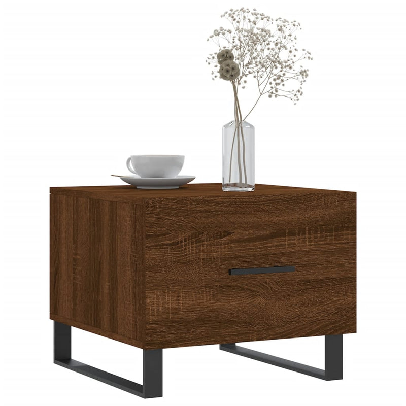 Couchtisch Braun Eichen-Optik 50x50x40 cm Holzwerkstoff