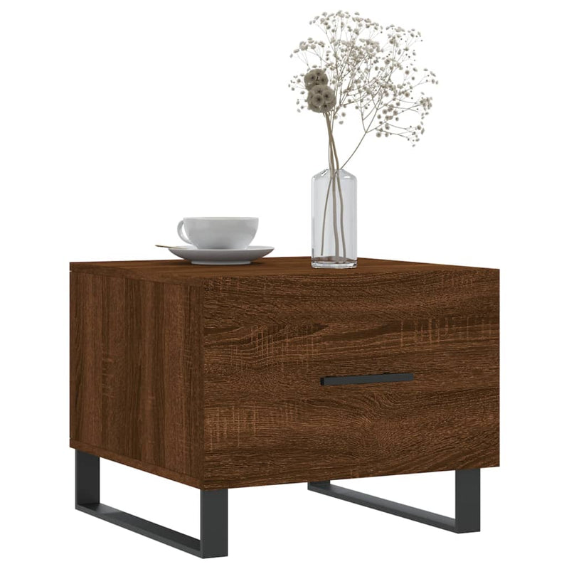 Couchtische 2 Stk. Braun Eichen-Optik 50x50x40 cm Holzwerkstoff