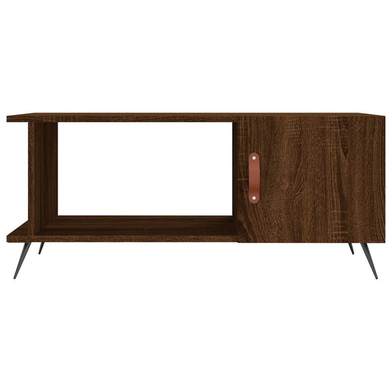 Couchtisch Braun Eichen-Optik 90x50x40 cm Holzwerkstoff