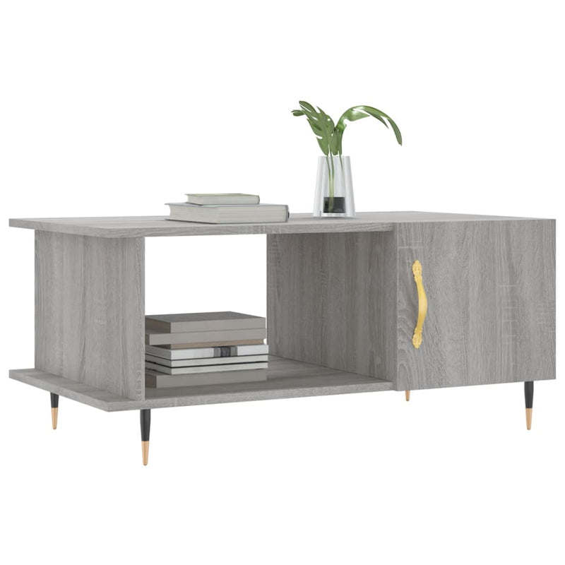 Couchtisch Grau Sonoma 90x50x40 cm Holzwerkstoff