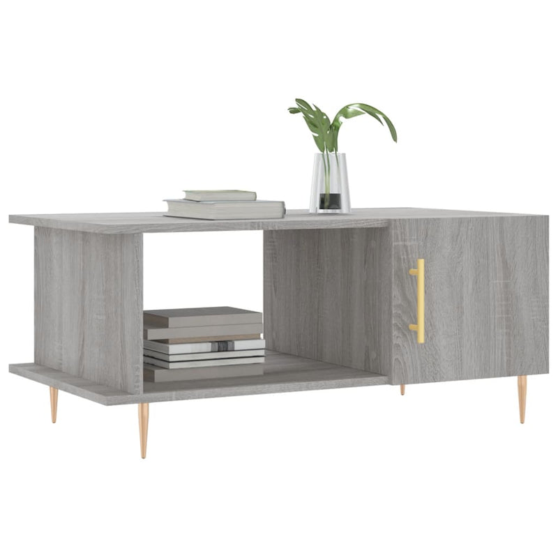 Couchtisch Grau Sonoma 90x50x40 cm Holzwerkstoff