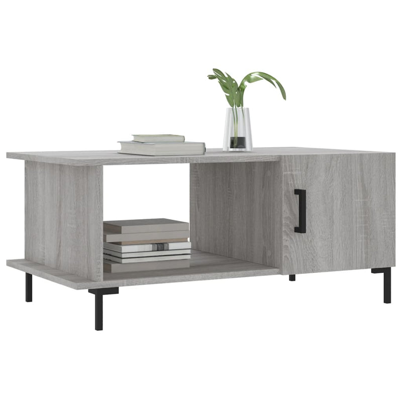 Couchtisch Grau Sonoma 90x50x40 cm Holzwerkstoff