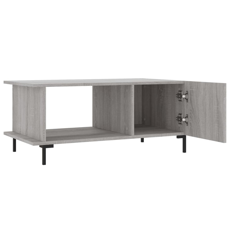 Couchtisch Grau Sonoma 90x50x40 cm Holzwerkstoff