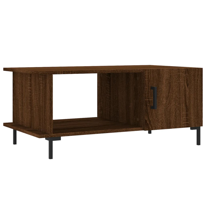 Couchtisch Braun Eichen-Optik 90x50x40 cm Holzwerkstoff