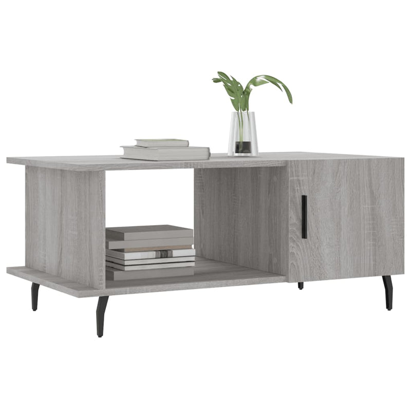 Couchtisch Grau Sonoma 90x50x40 cm Holzwerkstoff