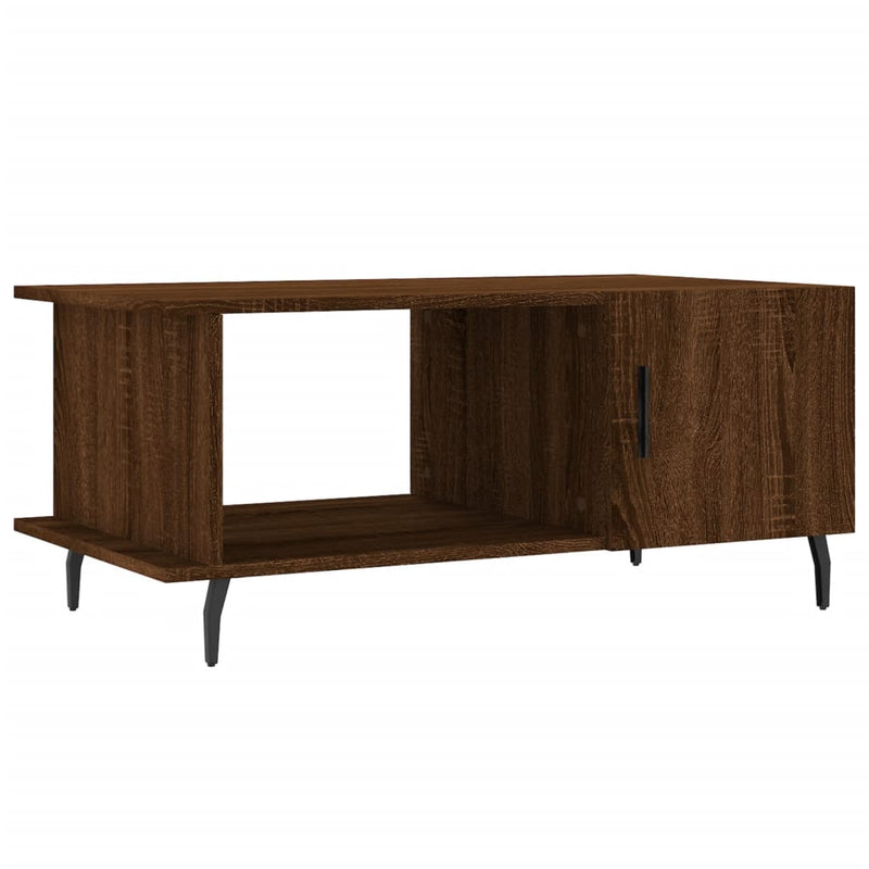 Couchtisch Braun Eichen-Optik 90x50x40 cm Holzwerkstoff