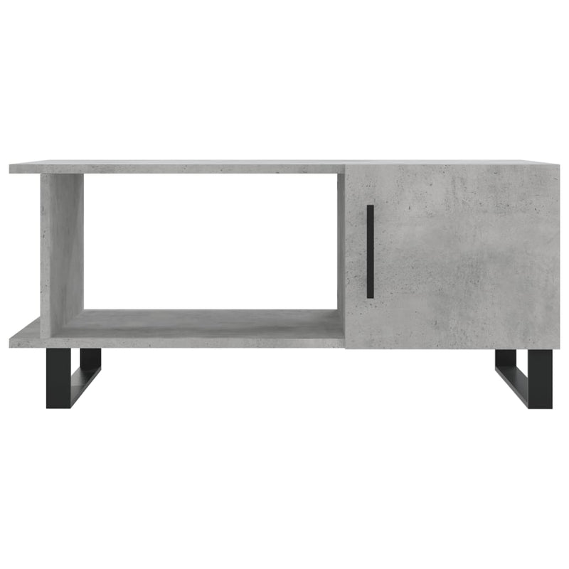 Couchtisch Betongrau 90x50x40 cm Holzwerkstoff