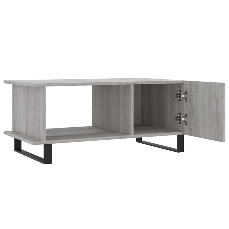 Couchtisch Grau Sonoma 90x50x40 cm Holzwerkstoff