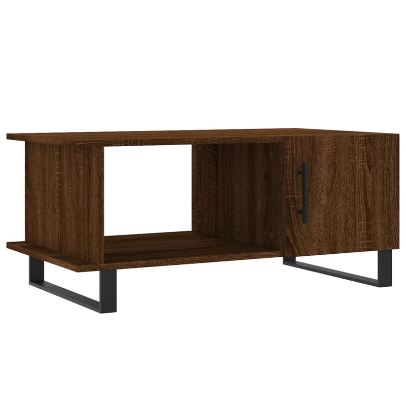 Couchtisch Braun Eichen-Optik 90x50x40 cm Holzwerkstoff