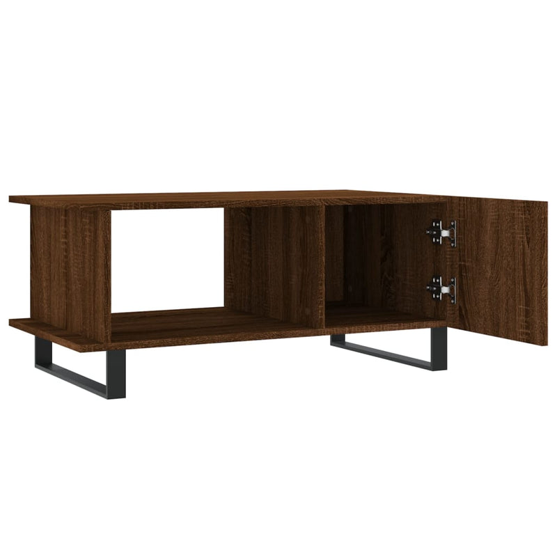 Couchtisch Braun Eichen-Optik 90x50x40 cm Holzwerkstoff