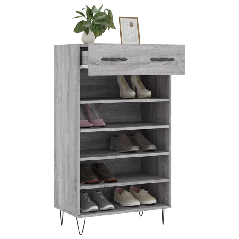 Schuhschrank 60X35X105 Cm Holzwerkstoff