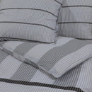 Bettwäsche-Set Grau 260X220 Cm Baumwolle Hellgrau