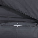 Bettwäsche-Set Schwarz 155X220 Cm Baumwolle Schwarz Und Weiß
