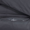 Bettwäsche-Set Schwarz 140X200 Cm Baumwolle Schwarz Und Weiß