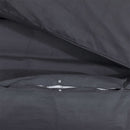 Bettwäsche-Set Schwarz 260X220 Cm Baumwolle Schwarz Und Weiß