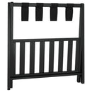 Gepäckablage Schwarz 68X38X58 Cm Bambus