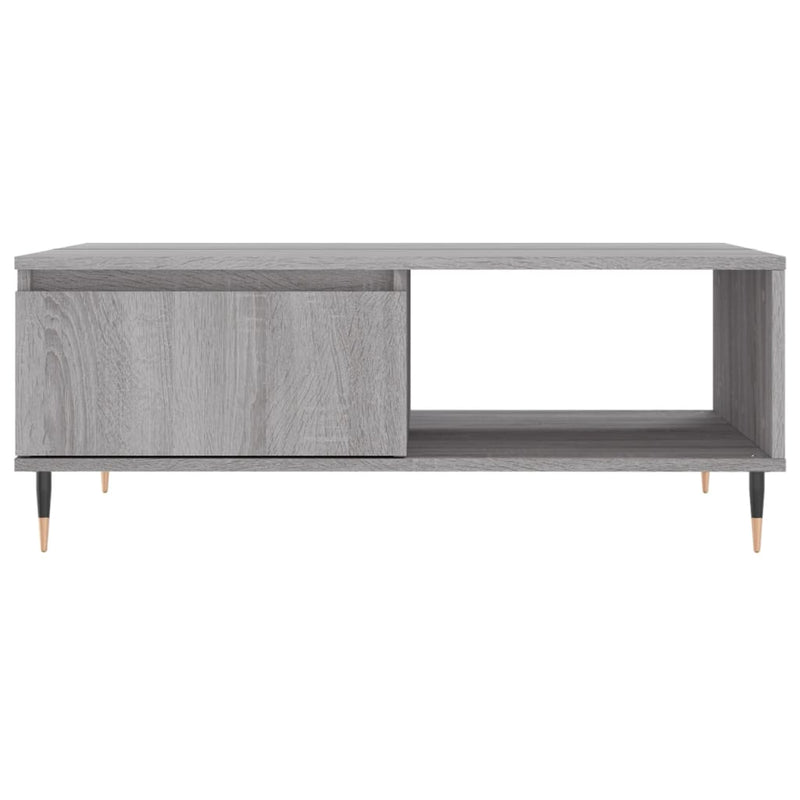 Couchtisch Grau Sonoma 90x60x35 cm Holzwerkstoff